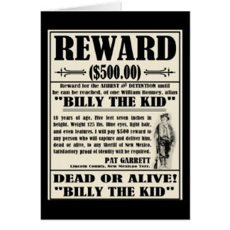 Billy das Kind wollte Plakat