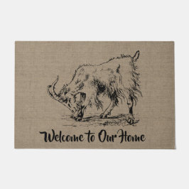 Billy Goat - Country Farm and Pets Fußmatte