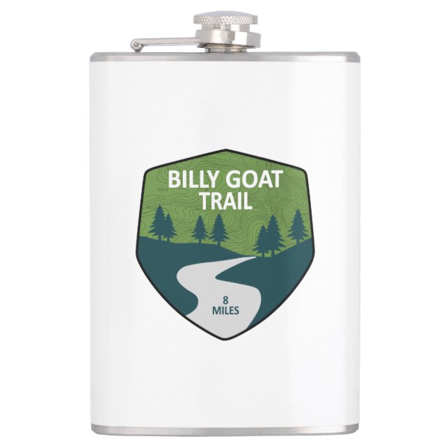 Billy Goat Trail Maryland Flachmann (Vorderseite)