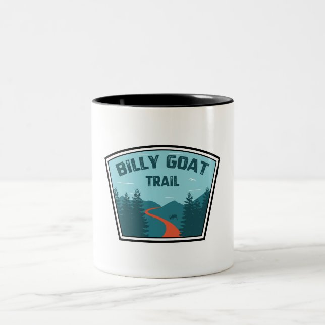 Billy Goat Trail Maryland Zweifarbige Tasse (Mittel)