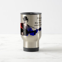 Billy Joe See-blauer Kragen-Patriot-Kaffee-Tasse