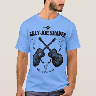 Billy Joe Shaver Acoustic Guitar Vintages Logo T-Shirt