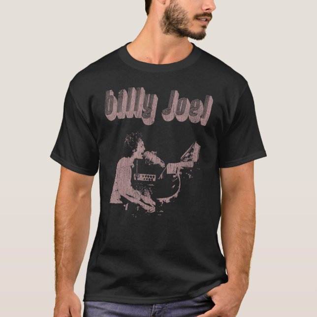 Billy Joel - Retro Piano Man T-Shirt (Vorderseite)