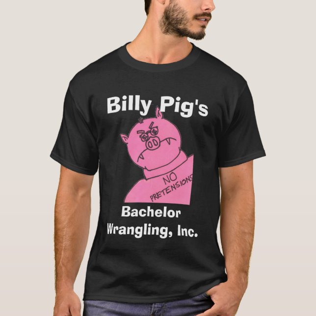 Billy Pig - Bachelor Kontrolle Tech T-Shirt (Vorderseite)
