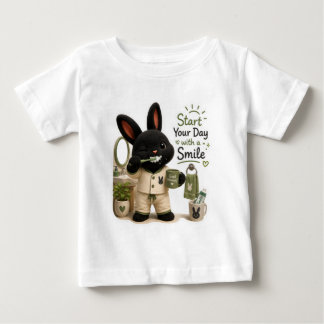 Billy putzt sich die Zähne Süßer schwarzer Rex-Has Baby T-shirt
