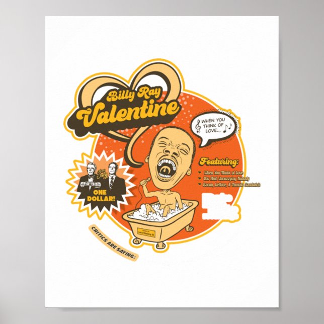 Billy Ray Valentine Sings! - Handelsplätze 8 Poster (Vorne)