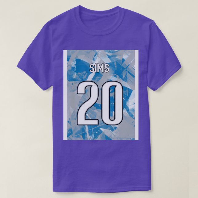BILLY SIMS T-Shirt (Design vorne)