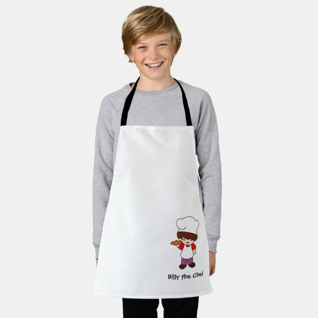 Billy the Chef Apron for Kid with Masterchef Print Schürze (Getragen)
