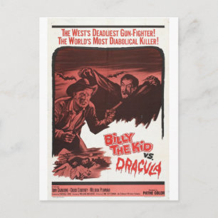 Billy the Kid Vs Dracula Film Postkarte