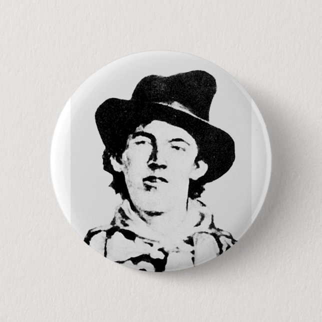 Billy The Kid ~ William H. Bonney/Outlaw Button (Vorderseite)