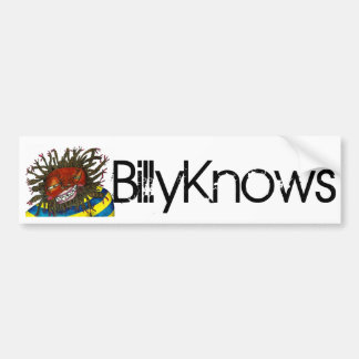 BillyKnows Autoaufkleber