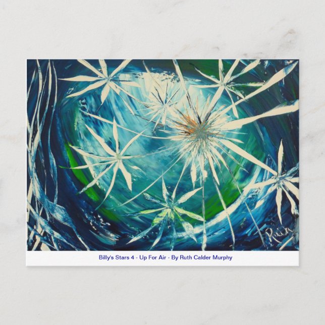 Billy's Stars 4 - Up for Air - Ruth Calder Murphy Postkarte (Vorderseite)