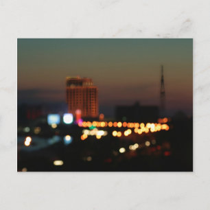 Biloxi Bokeh Postkarte