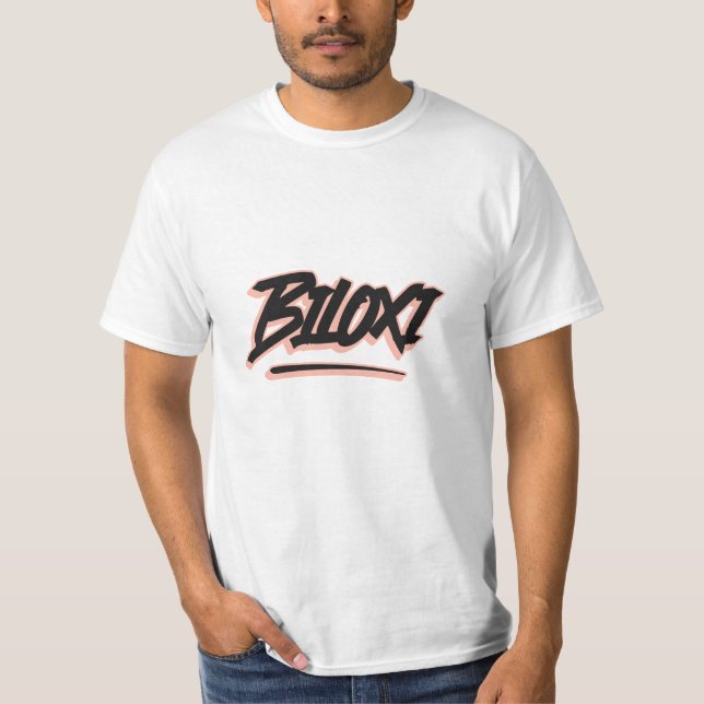 Biloxi Graffiti Style T - Shirt (Vorderseite)