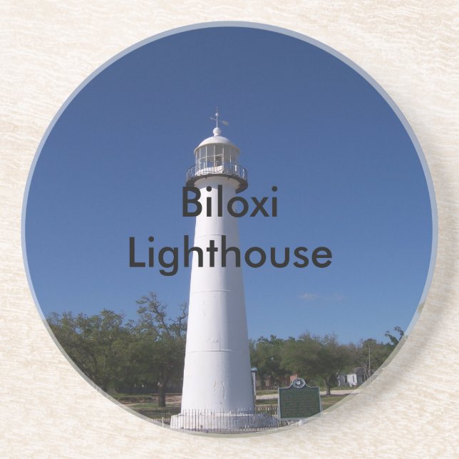 Biloxi Lighthouse Getränkeuntersetzer (Vorne)