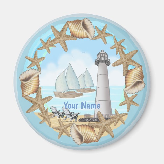 Biloxi-Lighthouse-Magnet Magnet (Vorne)