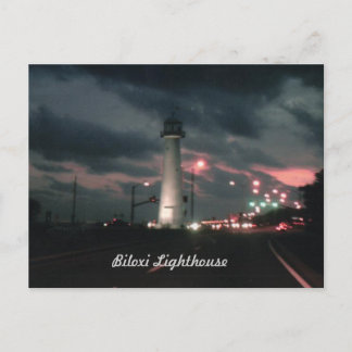 Biloxi Lighthouse Postkarte