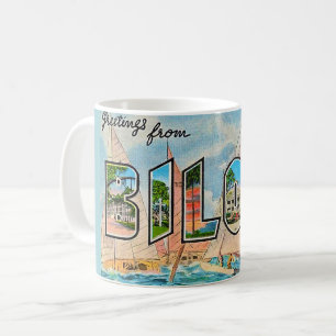 Biloxi Miss Gruß Vintage Postkarte Tasse