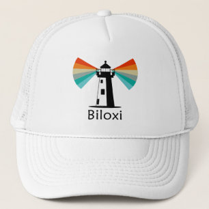 Biloxi Mississippi Leuchtturm Regenbogen Truckerkappe