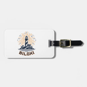 Biloxi Mississippi Leuchtturm Sonnenaufgang Gepäckanhänger