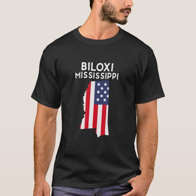 Biloxi Mississippi USA Staat America Travel Missis T-Shirt