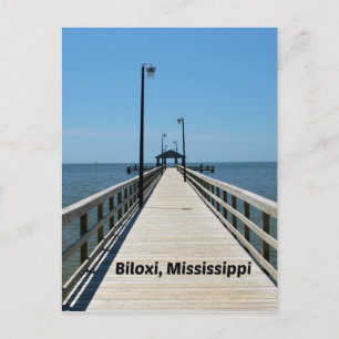 Biloxi, MS Postkarte