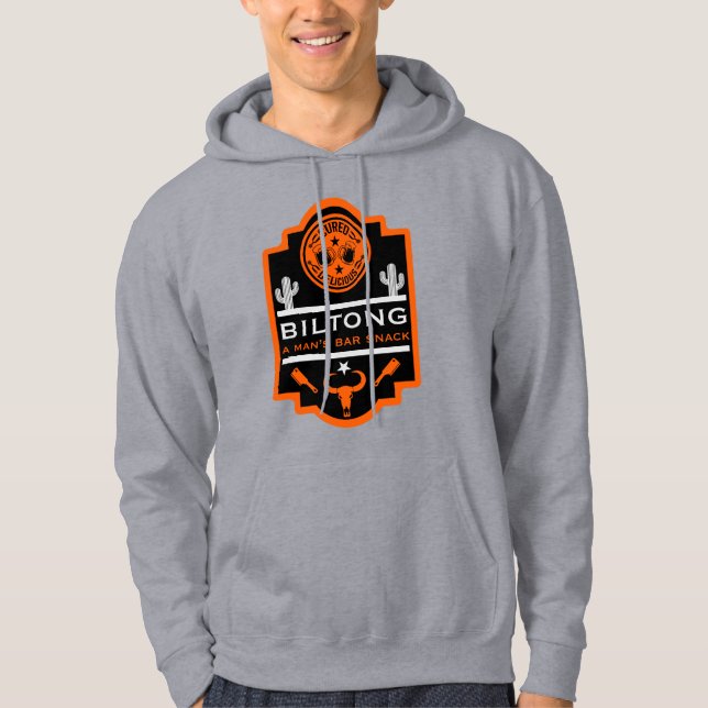 Biltong und Bier Hoodie (Vorderseite)