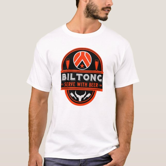 Biltong und Bier T-Shirt (Vorderseite)