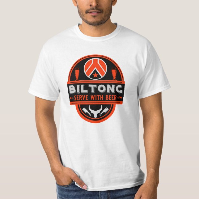 Biltong und Bier T-Shirt (Vorderseite)