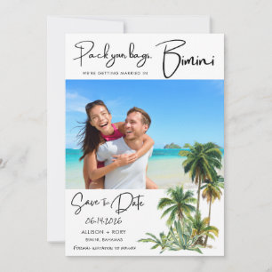 Bimini Bahamas Hochzeit in Urlaubsort Save the Dat