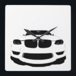 ~Bimmer~ WALL CLOCK, AUTO POP ART, KUNSTSTOFF! Quadratische Wanduhr<br><div class="desc">~Bimmer~ WALL CLOCK, AUTO POP ART, KÜMMERN SIE! HINZUFÜGEN VON TEXT, FARBEN ÄNDERN, BILD BEWEGEN, SCHRÄNKEN ODER BILD VERGRÖSSERN!</div>