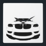 ~Bimmer~ WALL CLOCK, AUTO POP ART, KUNSTSTOFF! Quadratische Wanduhr<br><div class="desc">~Bimmer~ WALL CLOCK,  AUTO POP ART,  KÜMMERN SIE! HINZUFÜGEN VON TEXT,  FARBEN ÄNDERN,  BILD BEWEGEN,  SCHRÄNKEN ODER BILD VERGRÖSSERN!</div>