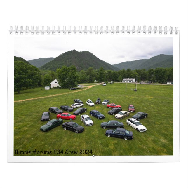 Bimmerforen E34 Crew 2024 Kalender (Titelbild)