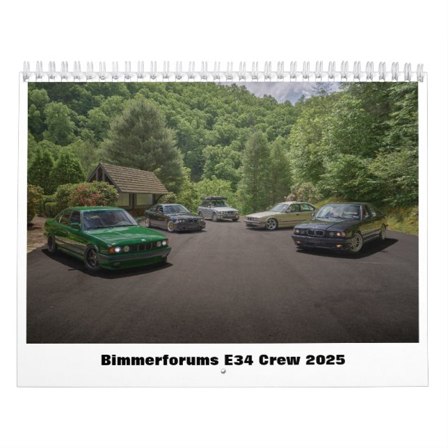 Bimmerforen E34 Crew 2025 Kalender (Titelbild)