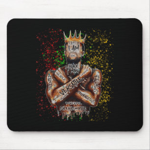 Bin Black Man und ich bin King Black History Afric Mousepad