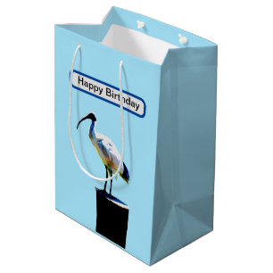 Bin Chicken, (Ibis) Ölfarbe, Mittlere Geschenktüte