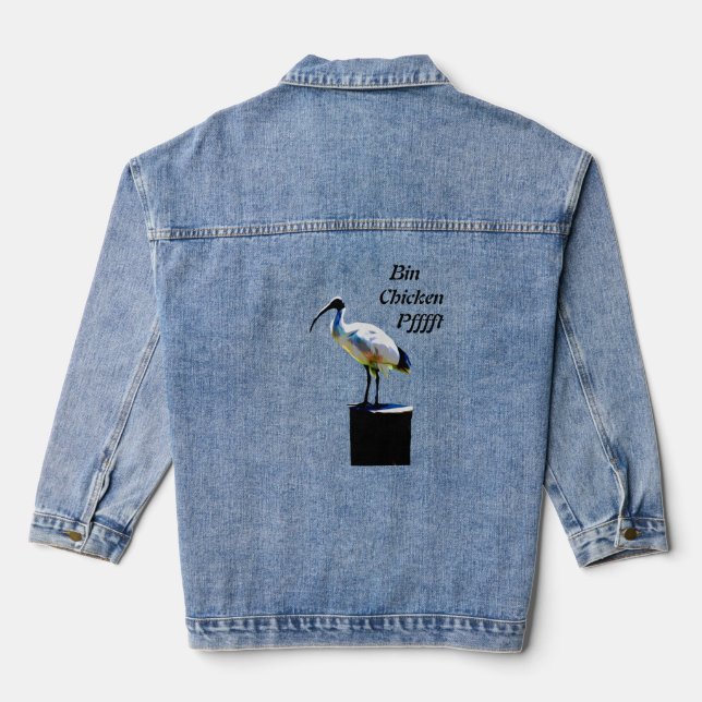 Bin Chicken Pfft, Denim Jacket Jeansjacke (Rückseite)