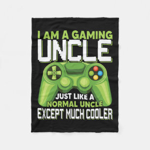 Bin ein Spielunkel außer viel Cooleres Gamer Video Fleecedecke