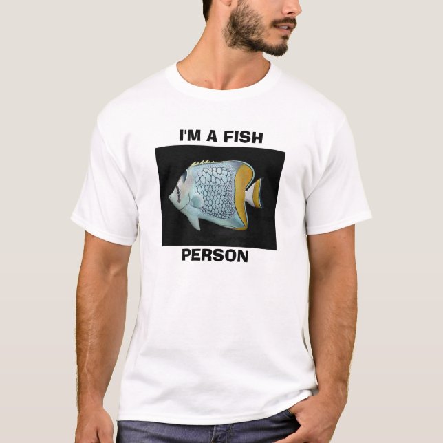 , Bin ich EIN FISCH, PERSON T-Shirt (Vorderseite)