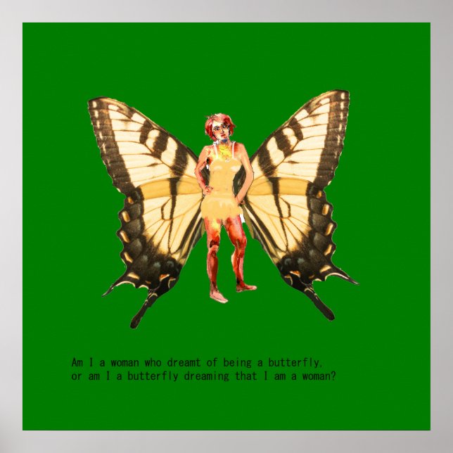 Bin ich eine Frau, die davon träumte, ein Schmette Poster (Vorne)