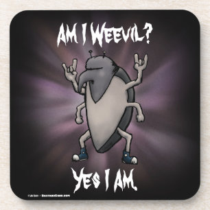 Bin ich Weevil Heavy Metal Cartoon Getränkeuntersetzer