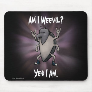 Bin ich Weevil Heavy Metal Cartoon Mousepad