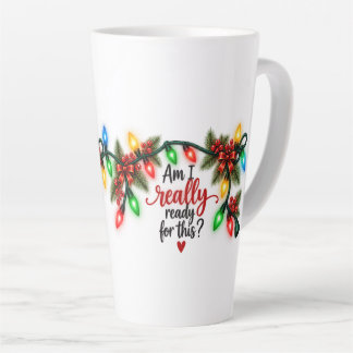 Bin ich wirklich bereit dafür? Lustige Weihnachtsl Milchtasse