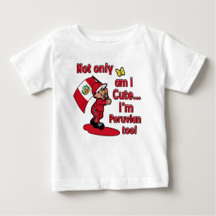Bin nicht nur ich ich bin peruanisch auch baby t-shirt