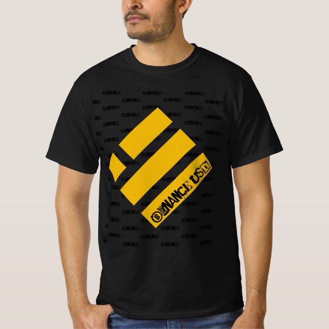 BINANCE USD CRYPTO CURRENCY LOGO T - Shirt (Vorderseite)