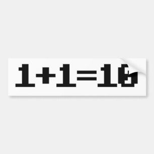 Binär Autoaufkleber