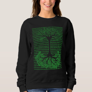 Binärbaum Computer Geek Mathematiker Programmierun Sweatshirt
