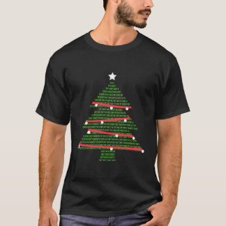 Binärbaum zu Weihnachten T-Shirt