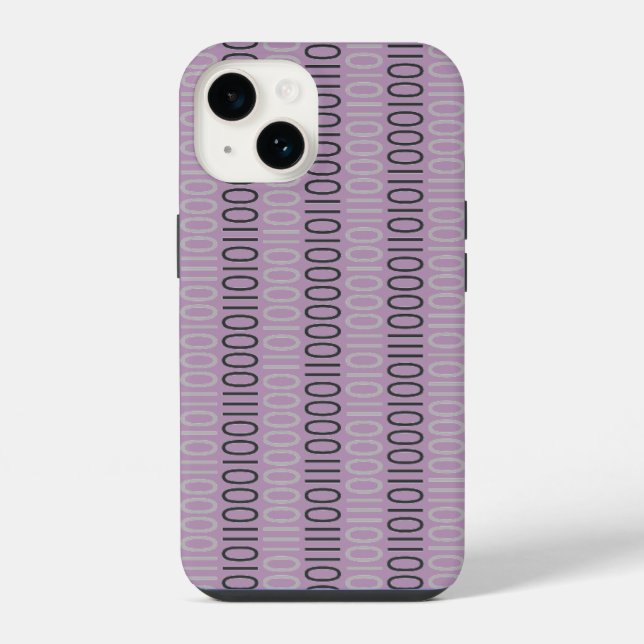 BINÄRCODE auf jeder Farbe iPhone Hülle (Rückseite)