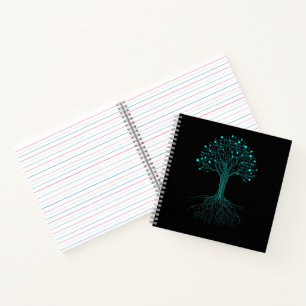 Binärcodierungsprogrammierer Grafikdesign für Code Notizbuch